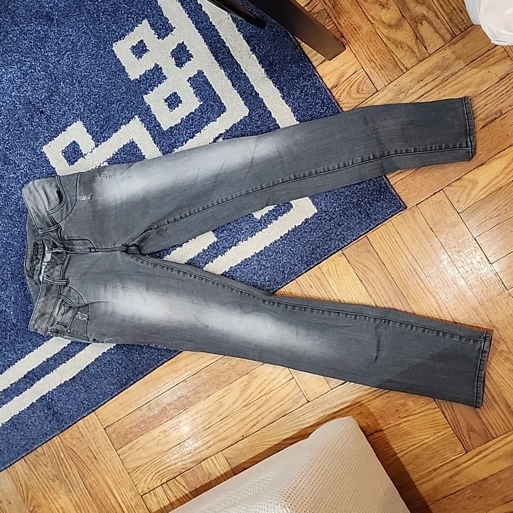 Delia's Black Gray Morgan Jeans Women's Size 6
